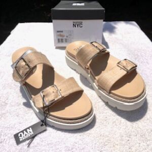 Flatform Two Strap Women’s Sandals . Size: 11 . Madden NYC . New in Box